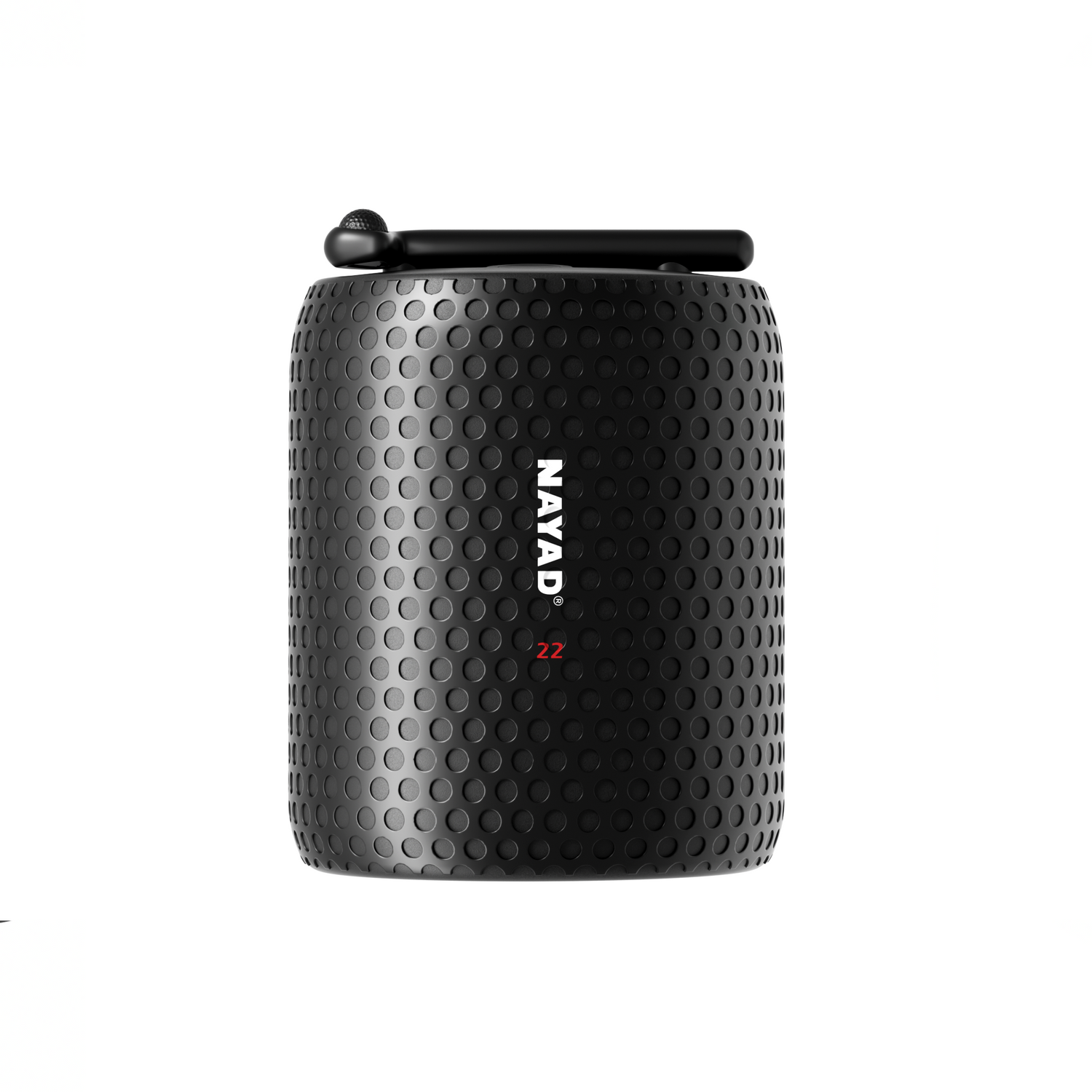 Black GOLF textured with 'Nayad' branding on a white background