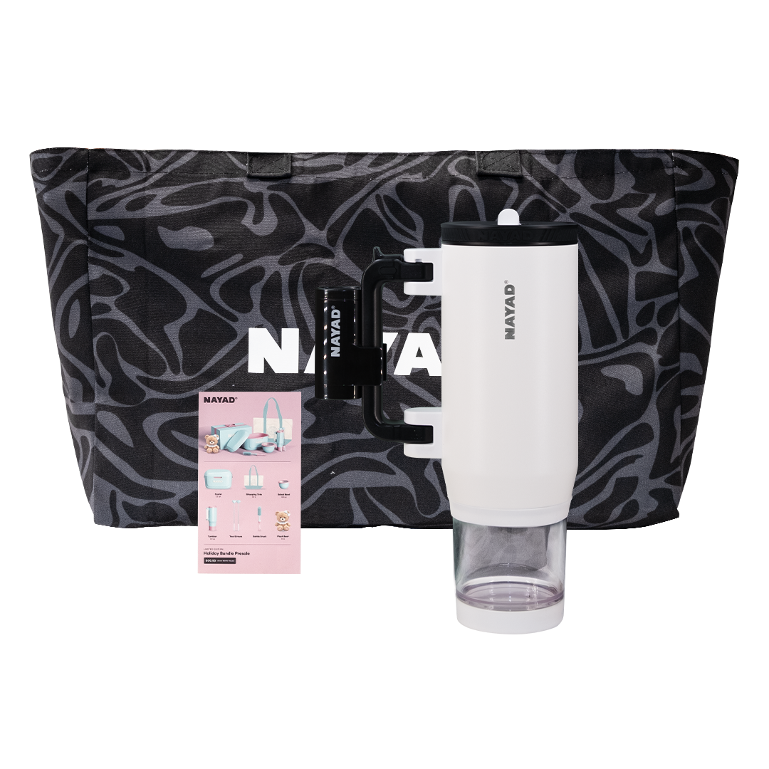 hydrostash white water tumbler