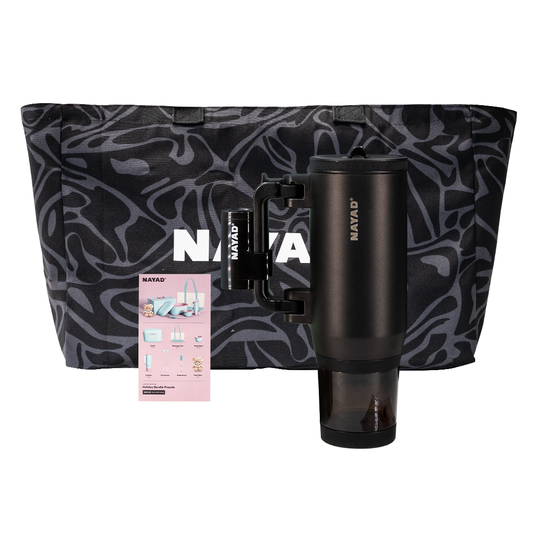 hydrostash black water tumbler