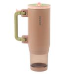 hydrostash oat latte brown water tumbler