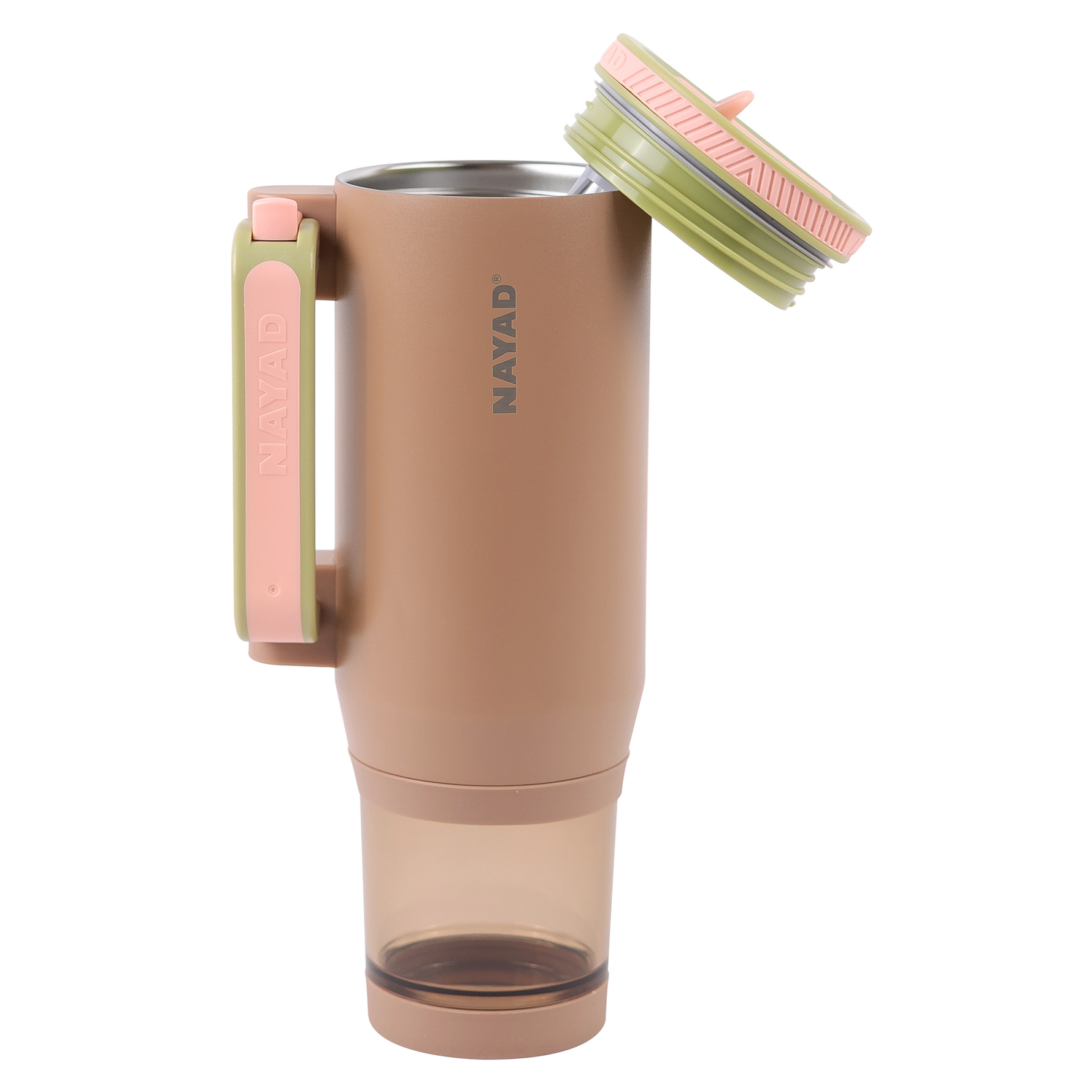 hydrostash oat latte brown water tumbler