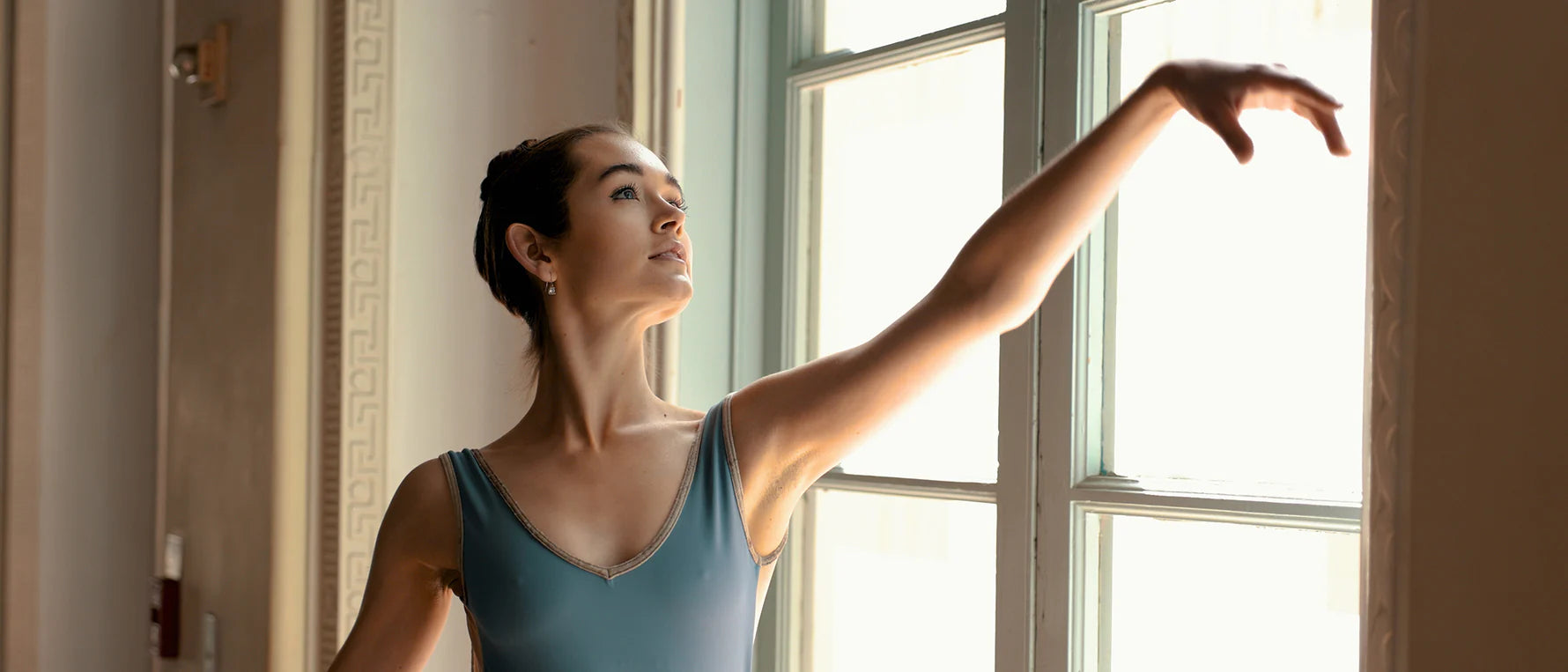 Girl named Hannah in a ballerina pose