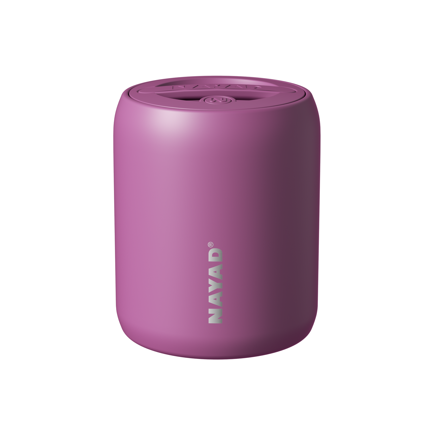 Purple -colored food container with 'Nayad' branding on a white background