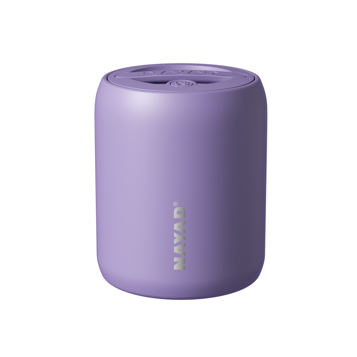 Purple -colored food container with 'Nayad' branding on a white background
