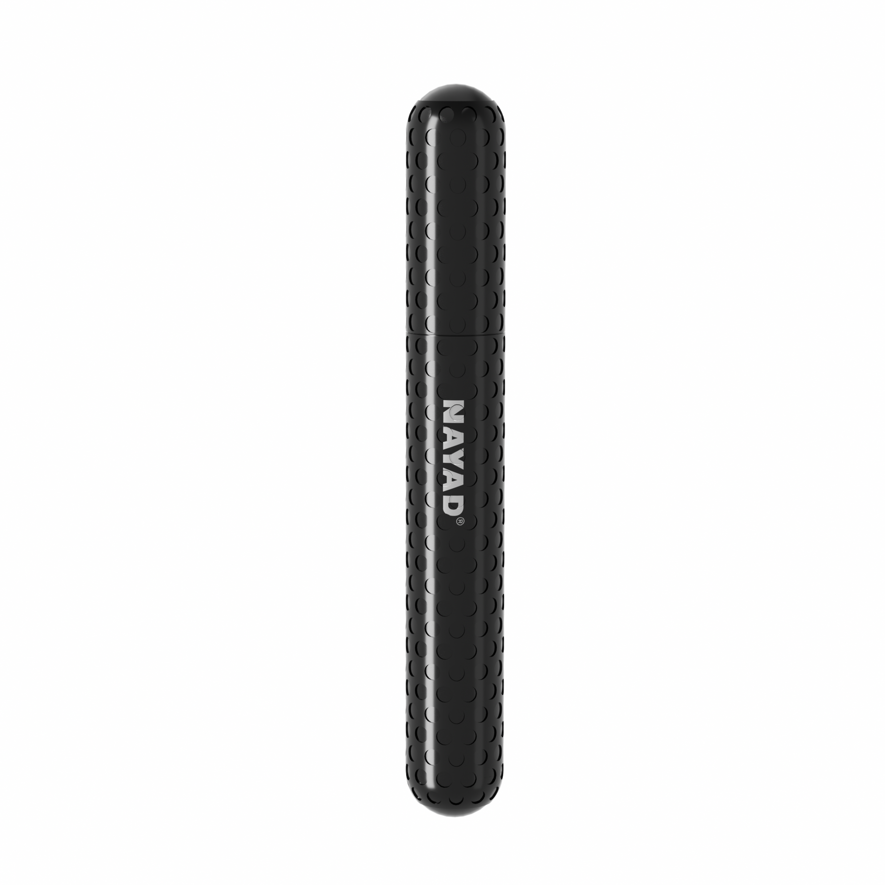 Black textured golf syle cig case on a white background