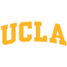 Yellow 'UCLA' text on a white background