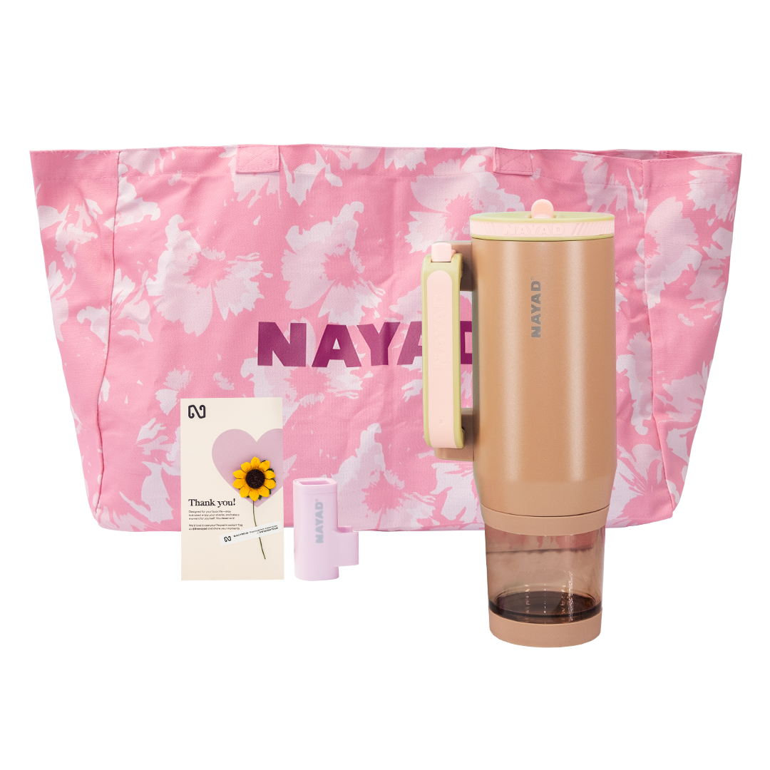 hydrostash oat latte brown water tumbler