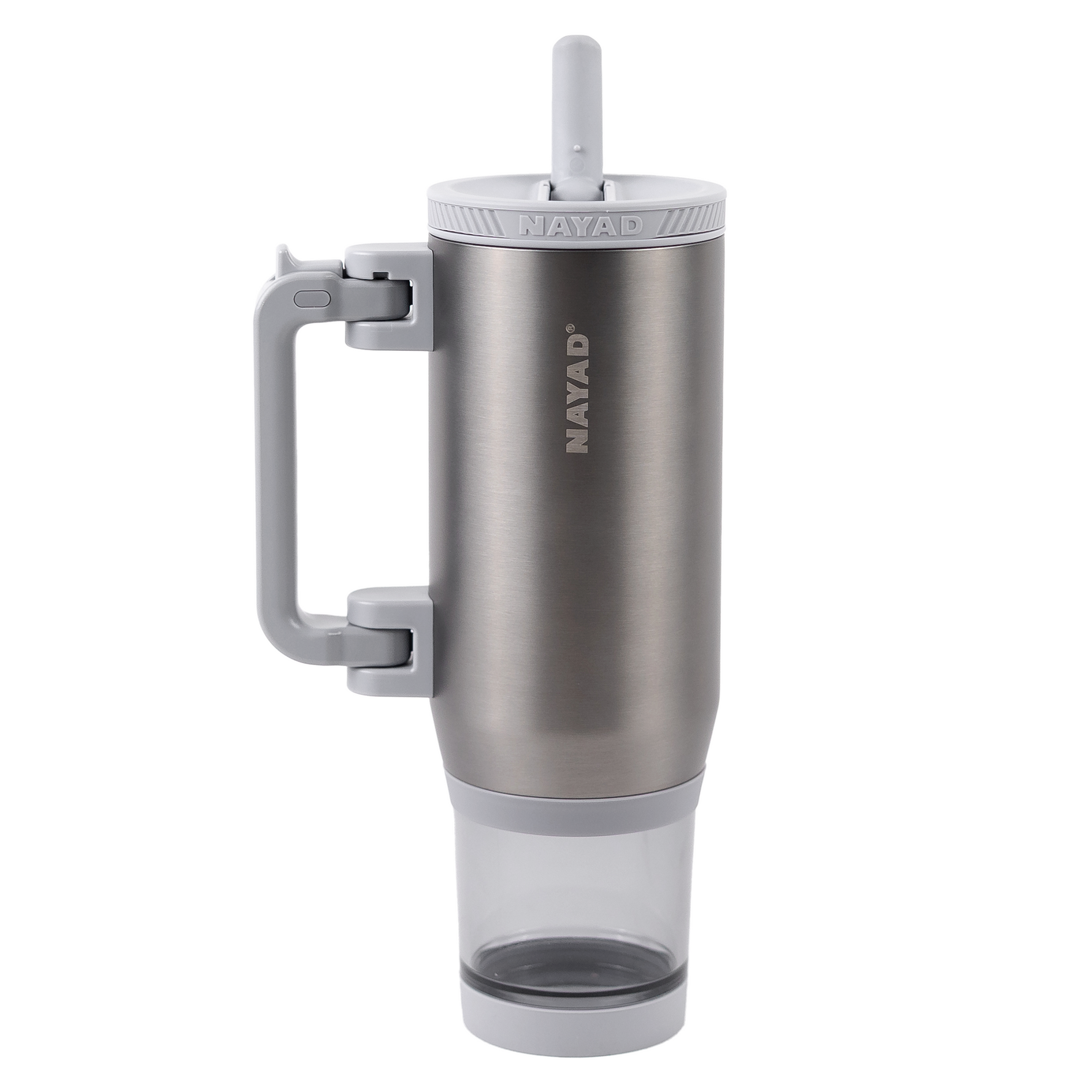 hydrostash silver water tumbler
