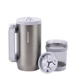 hydrostash silver water tumbler
